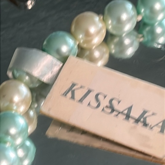 KISSAKA vintage pearl necklace with tag!!! - Picture 3 of 7